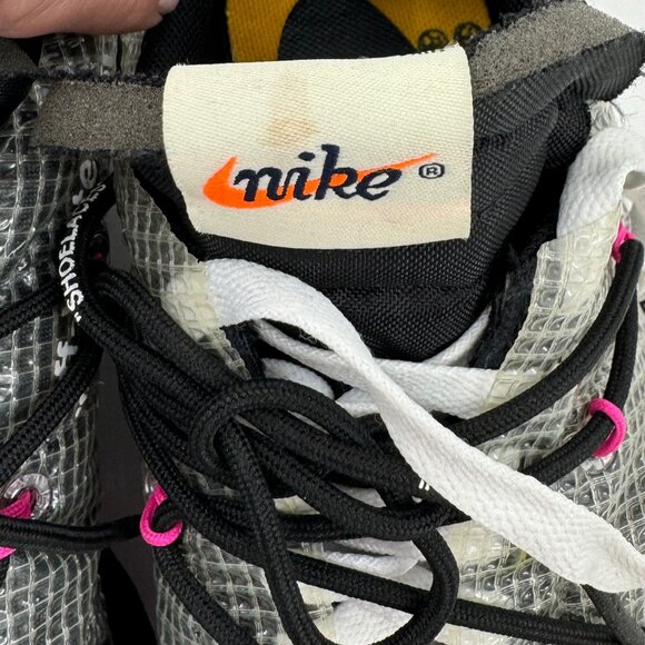 Nike x Off-White Black Laser Fuchsia Vapor Street Sneakers Size 7 - Picture 10 of 12